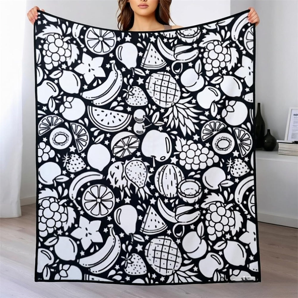 DIY Drawing Blanket – Customizable Plush Doodle & Coloring Blanket
