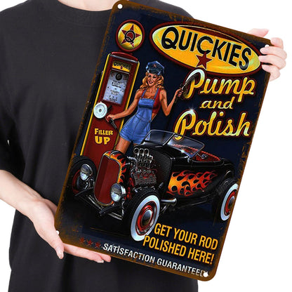 Car Model - Metal Tin Signs(8*12Inch/12*16Inch) - Garage&Transport
