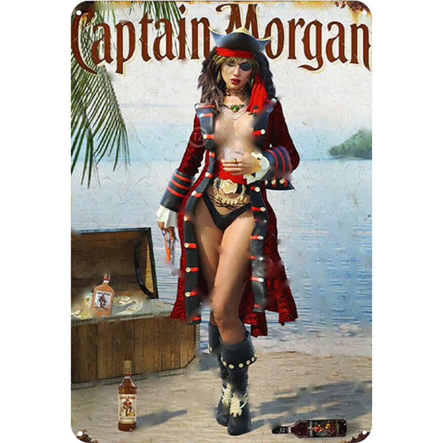 Captain & Lady Morgan - Metal Tin Signs(8*12Inch/12*16Inch) - Bar