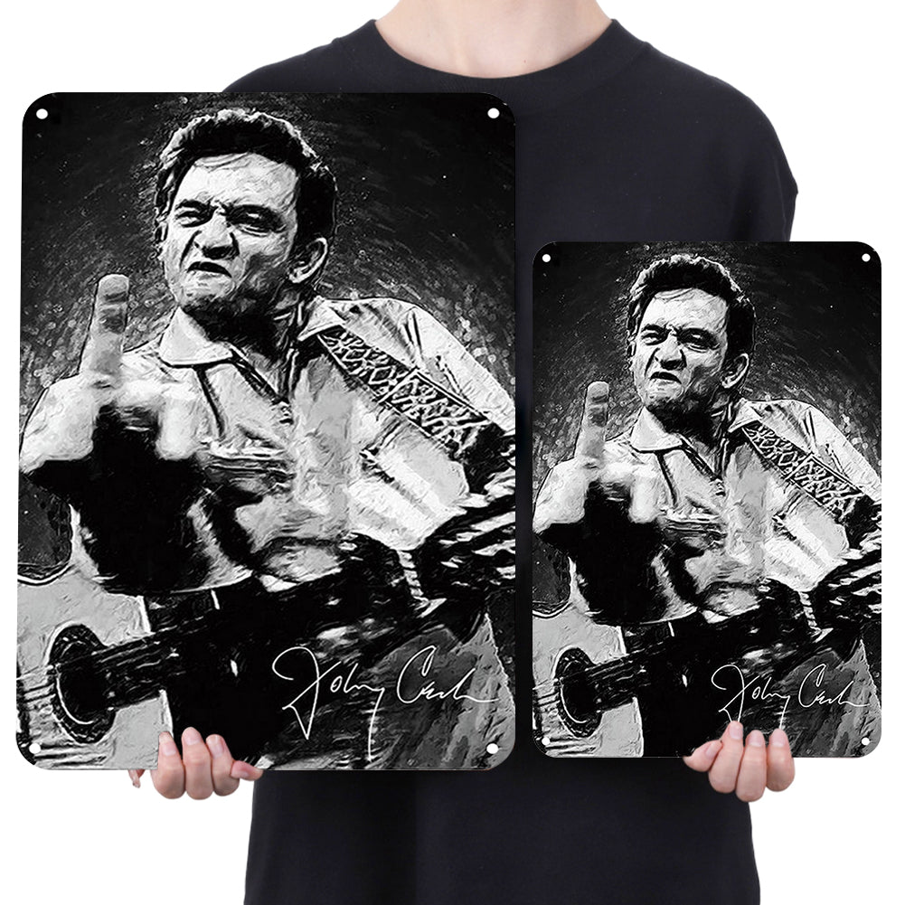 Johnny Cashe Musician - Metal Tin Signs(8*12Inch/12*16Inch)