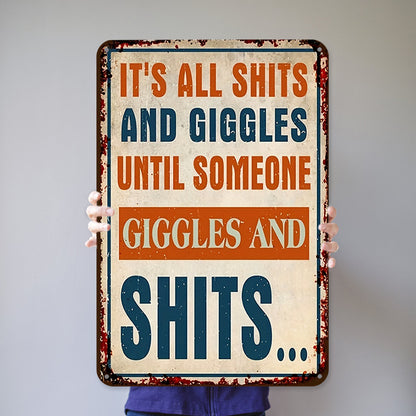 Warning - Metal Tin Signs(8*12Inch/12*16Inch)