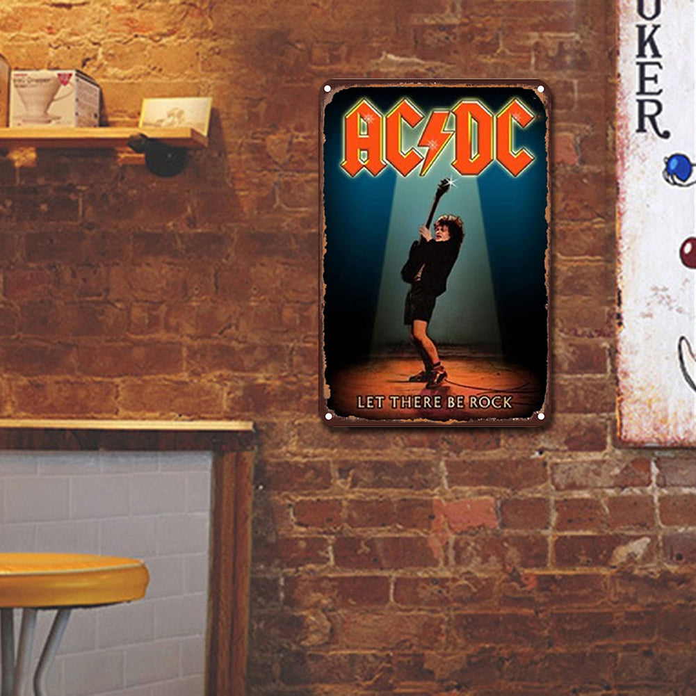 ACDC Orchestra - Vintage Metal Signs(8*12Inch) - Music