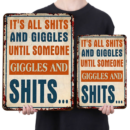 Warning - Metal Tin Signs(8*12Inch/12*16Inch)