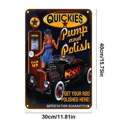 Car Model - Metal Tin Signs(8*12Inch/12*16Inch) - Garage&Transport