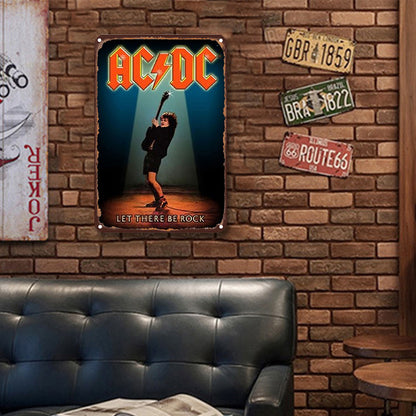 ACDC Orchestra - Vintage Metal Signs(8*12Inch) - Music