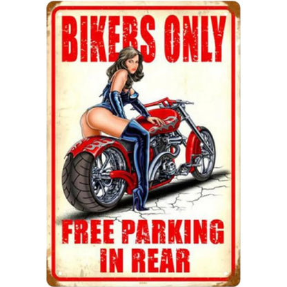 Pin Up Girl - Vintage Metal Signs(12*16Inch) - Vehicle