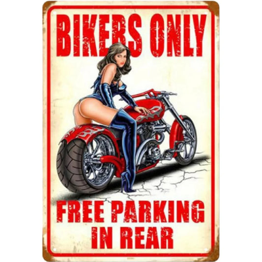 Pin Up Girl - Vintage Metal Signs(12*16Inch) - Vehicle