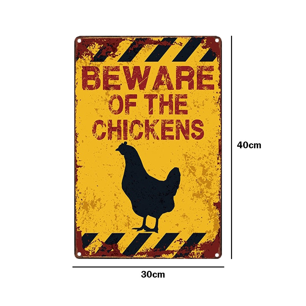Chicken - Metal Tin Signs(8*12Inch/12*16Inch) - Animal