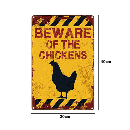 Chicken - Metal Tin Signs(8*12Inch/12*16Inch) - Animal