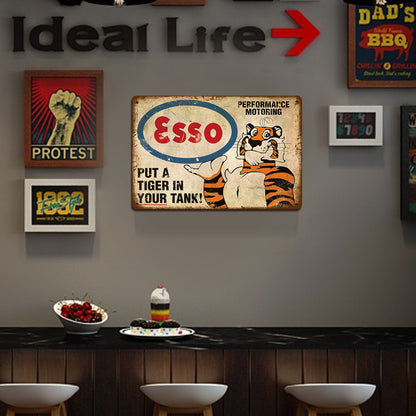 Esso - Vintage Metal Signs(8*12Inch) - Gas
