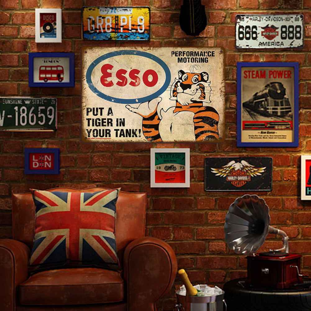 Esso - Vintage Metal Signs(8*12Inch) - Gas