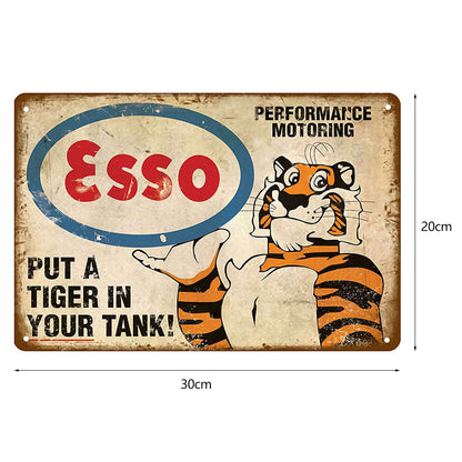 Esso - Vintage Metal Signs(8*12Inch) - Gas