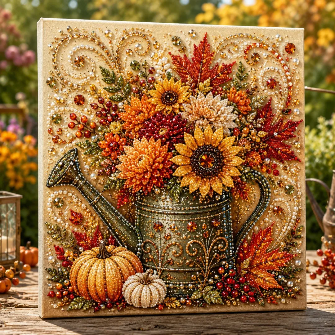 Halloween Ghost Pearl Art DIY Kit – Spooky 3D Diamond Painting