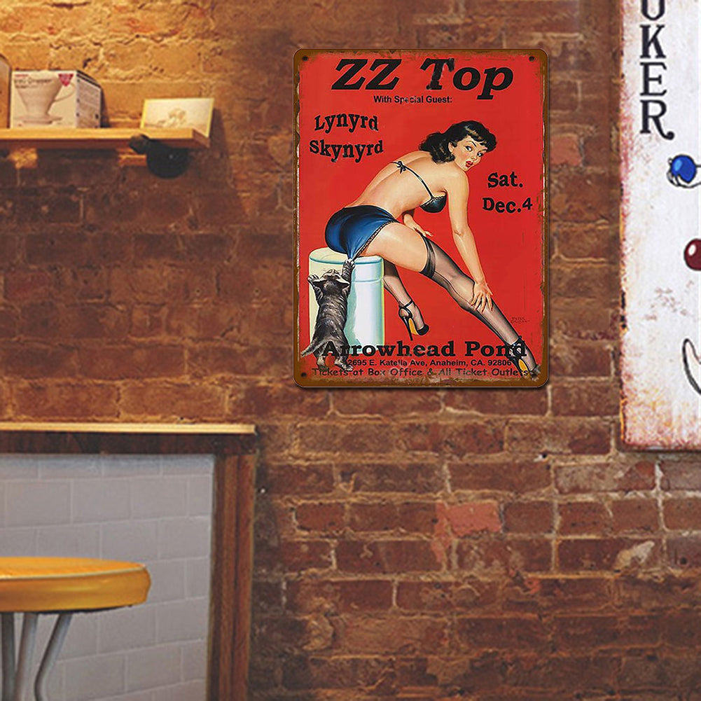 Girl - Metal Tin Signs(8*12Inch/12*16Inch) - Garage