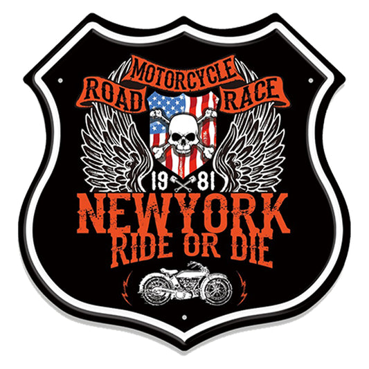 Motorbike - Shield Vintage Metal Signs(12*12Inch) - Vehicle