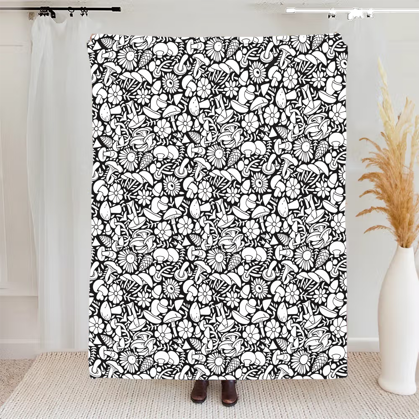 DIY Drawing Blanket – Customizable Plush Doodle & Coloring Blanket