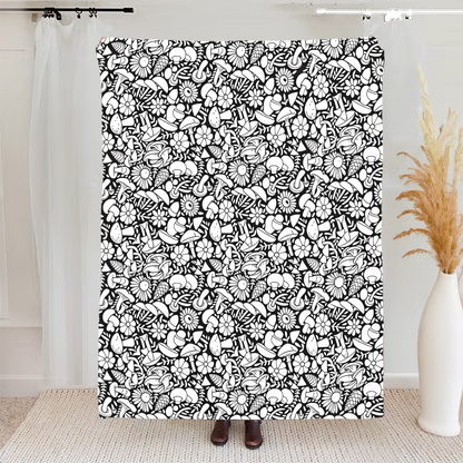 DIY Drawing Blanket – Customizable Plush Doodle & Coloring Blanket