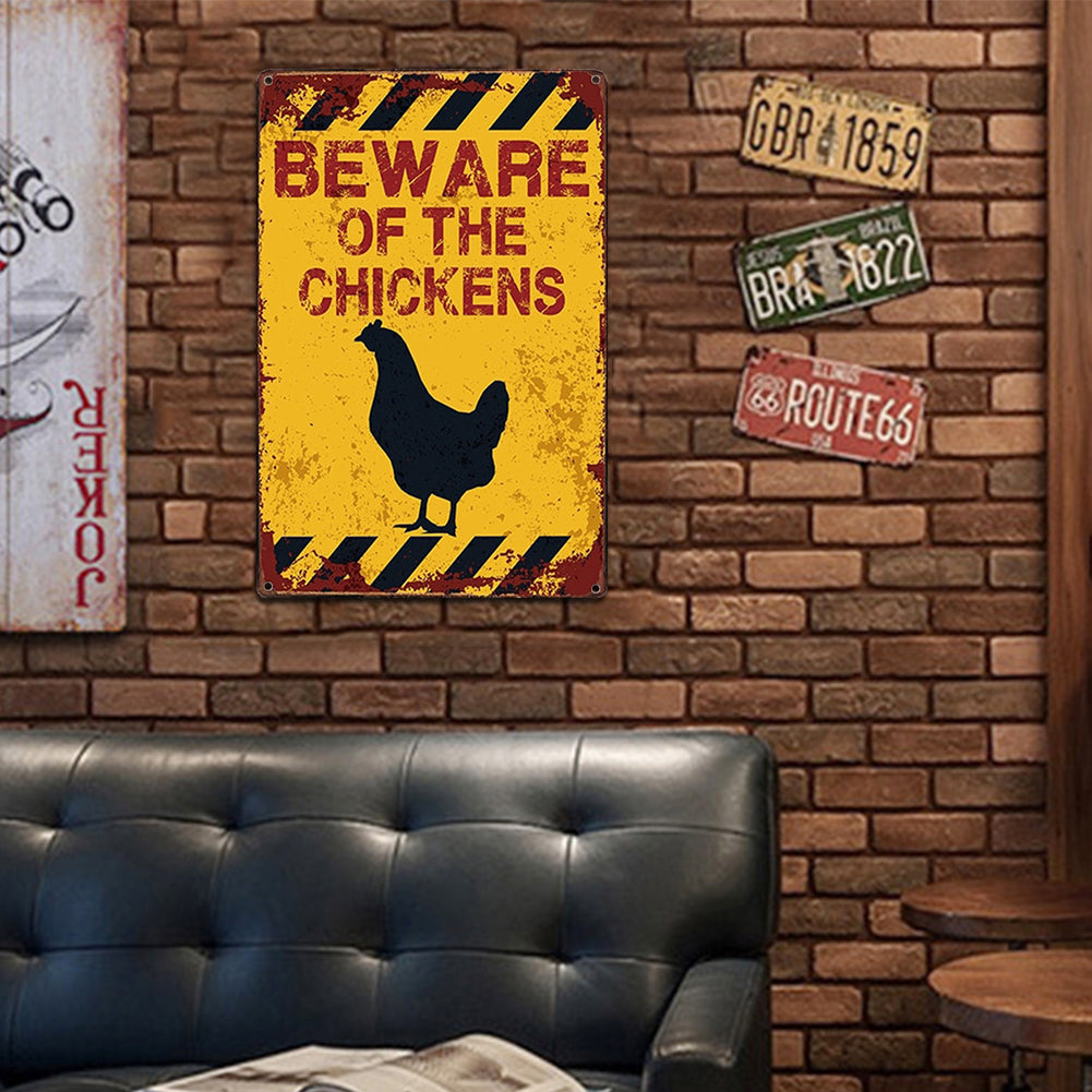 Chicken - Metal Tin Signs(8*12Inch/12*16Inch) - Animal