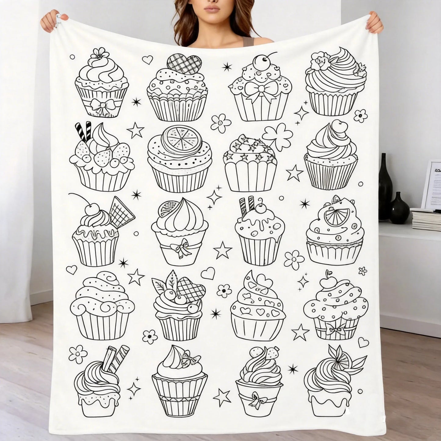DIY Drawing Blanket – Customizable Plush Doodle & Coloring Blanket