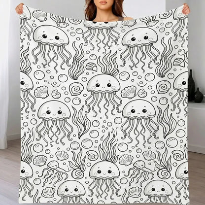 DIY Drawing Blanket – Customizable Plush Doodle & Coloring Blanket